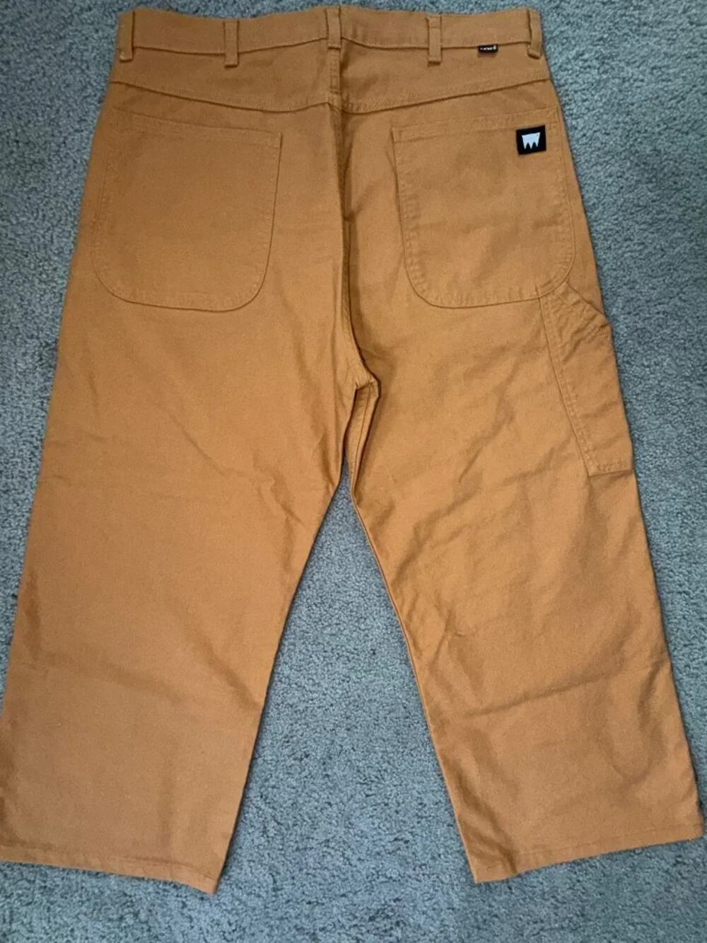 Levi’s Skateboarding Cropped Carpenter Pants Duck Canvas Brown Sugar - Sz. 36x27